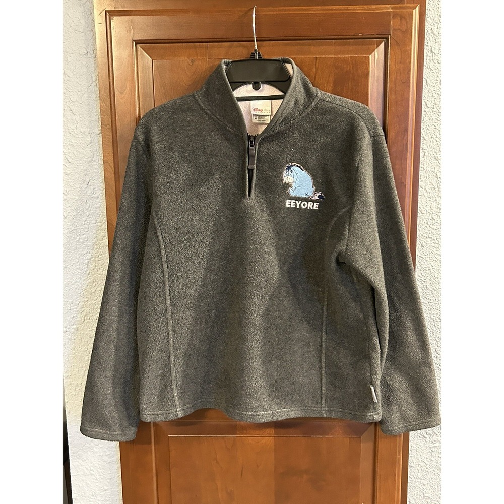 Disney Store Exclusive Womens M Eeyore Pullover Fleece Sweatshirt